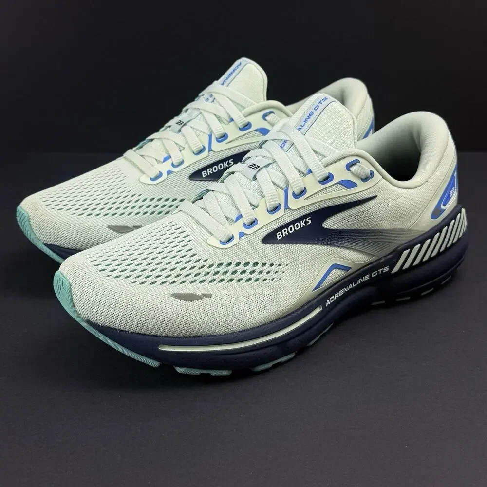 Brooks Adrenaline GTS 23 Women’s 8.5 Blue Glass Marina Running Shoes 1203811B471